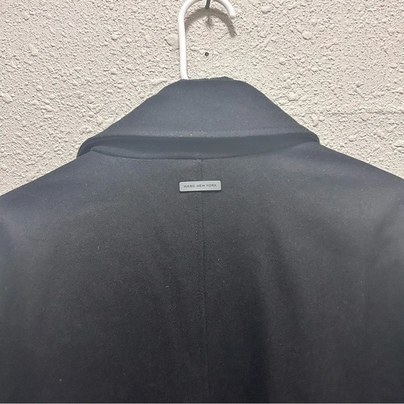 Andrew Marc Sheffield Single Breasted Wool-Blend Overcoat Large - Picture 8 of 12